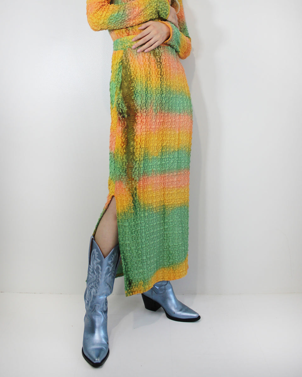 TIEDYE SKIRT (yellow/green) – Scǎi tokyo