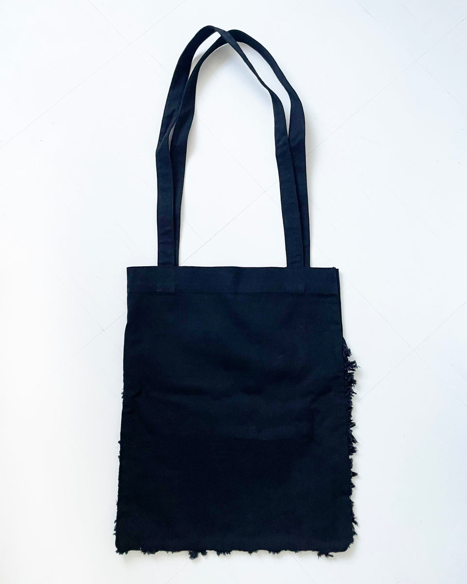   JEANS ブラックトートバッグ 児島ジーンズ KOJIMA GENES トートバッグ 大きいサイズ BAG 鞄