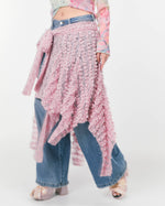 【受注商品】LACE WRAP SKIRT (pink)