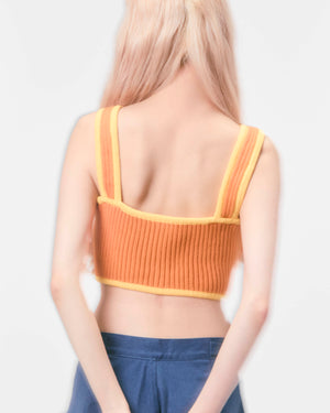 KNIT BUSTIER (orange)