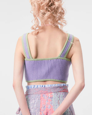 KNIT BUSTIER (purple)