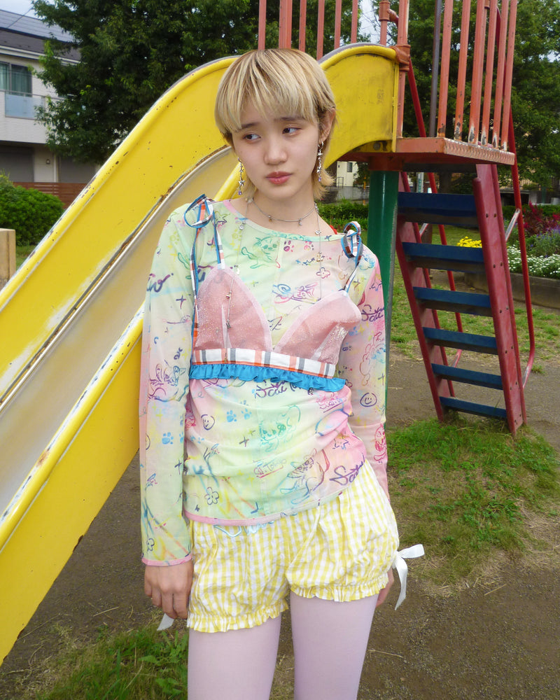 SCAI TOKYO SHEER TOPS (light multi)