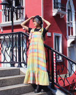 MAXI DRESS (yellow multi) - LAST 1