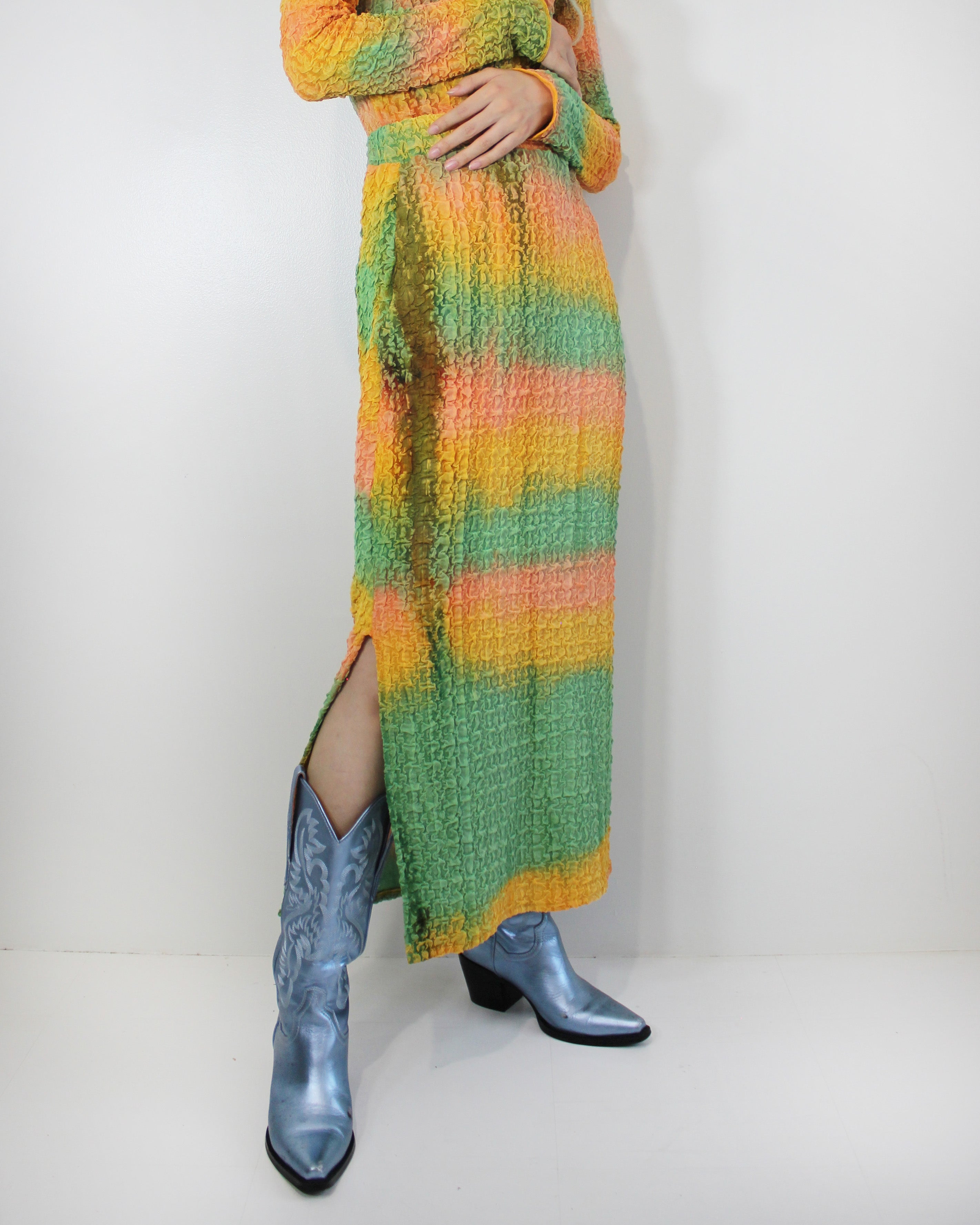 スカート Sarong Double Faced ette Skirt Cu/Ry/S WW PT SKIRT(M BLACK): Vintage｜THE SHOP YOHJI YAMAMOTO