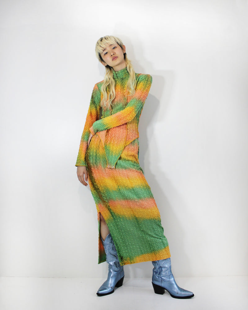 
            
                Load image into Gallery viewer, TIEDYE SKIRT (yellow/green)
            
        