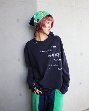 KIRA KIRA LONG SLEEVE TEE (navy)