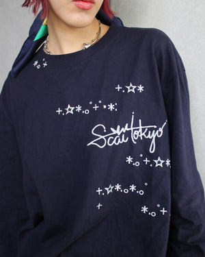 KIRA KIRA LONG SLEEVE TEE (navy)