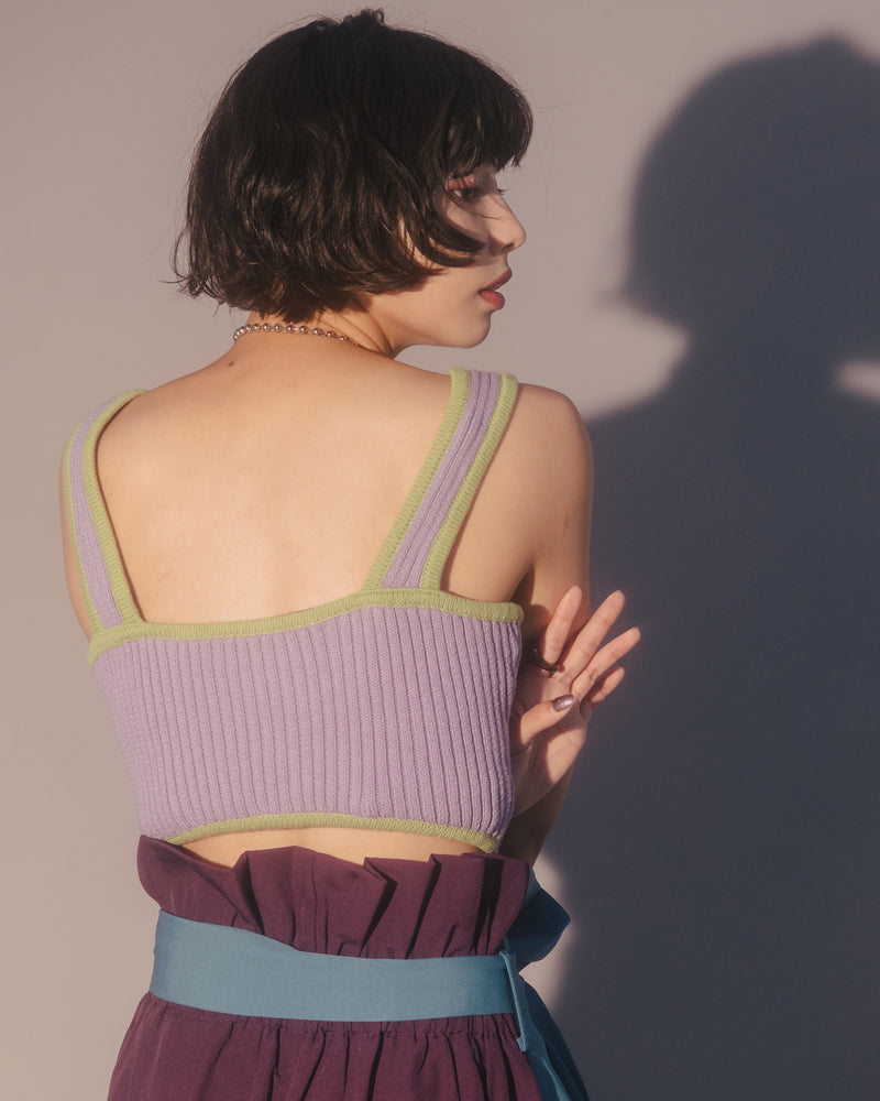 
            
                Load image into Gallery viewer, KNIT BUSTIER (purple)
            
        