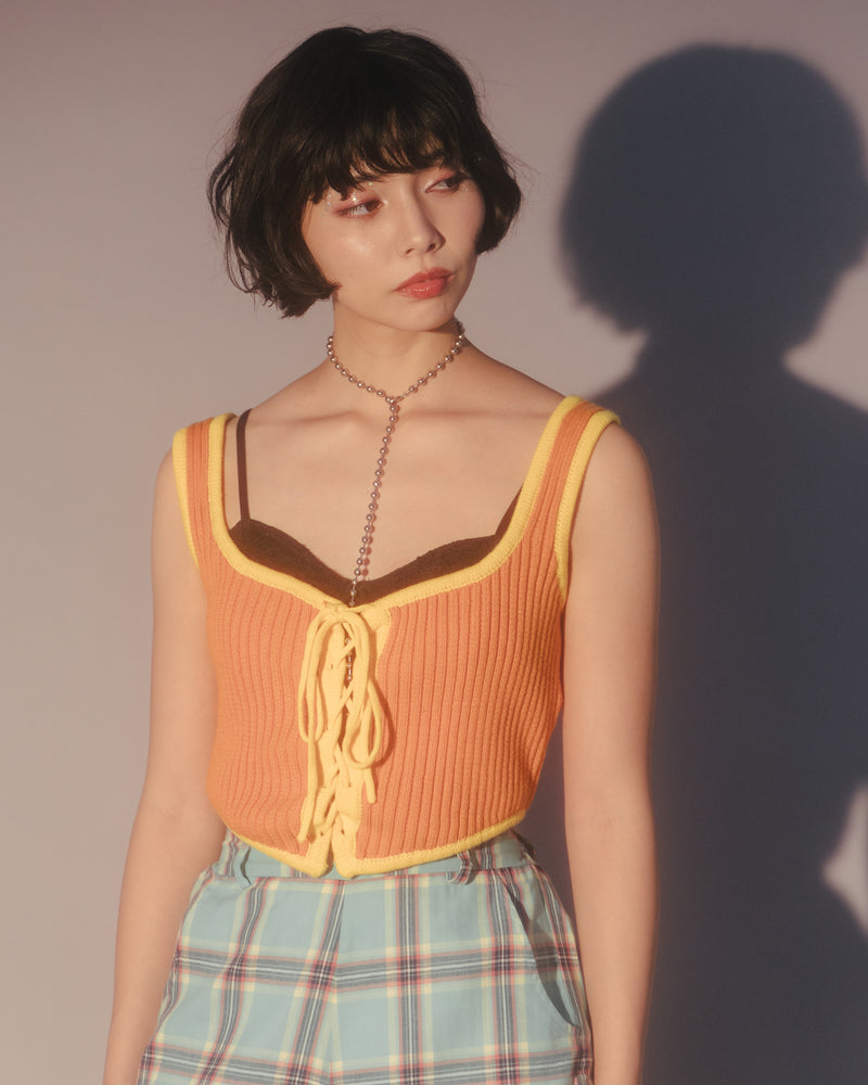 
            
                Load image into Gallery viewer, KNIT BUSTIER (orange)
            
        