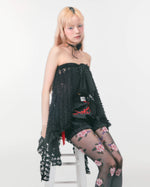 LACE WRAP SKIRT (black)
