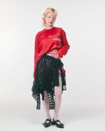 LACE WRAP SKIRT (black)