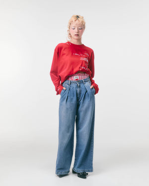 KIRA KIRA LONG SLEEVE TEE (red)