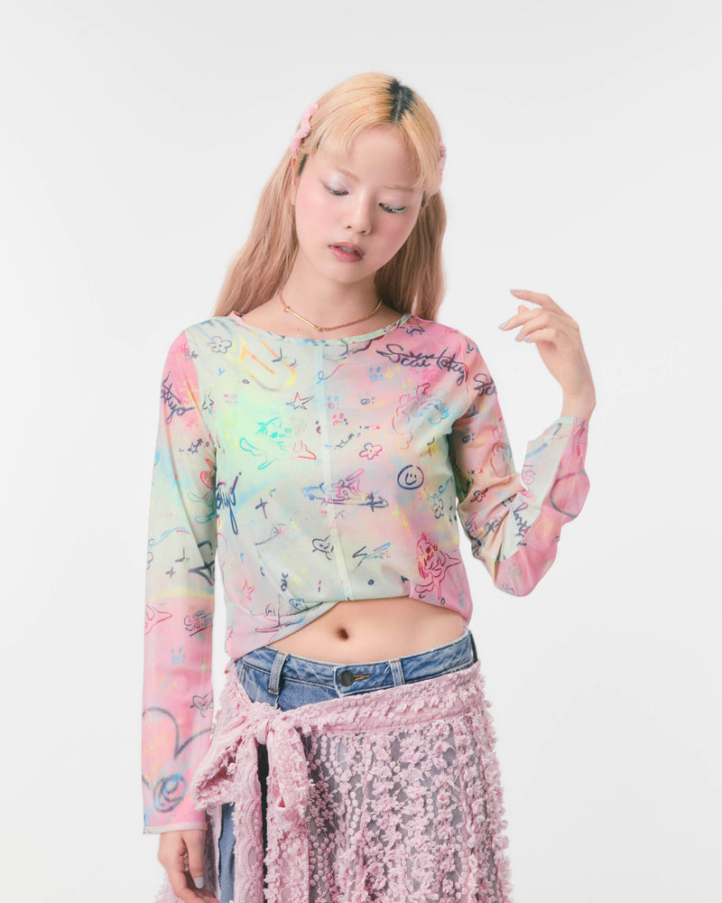【先行予約】SCAI TOKYO SHEER TOPS