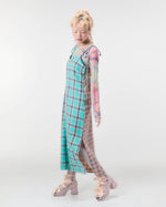 2WAY CAMISOLE ONEPIECE (green/pink)