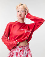 KIRA KIRA LONG SLEEVE TEE (red)