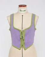 KNIT BUSTIER (purple)