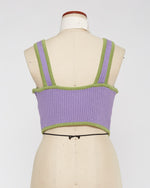 KNIT BUSTIER (purple)