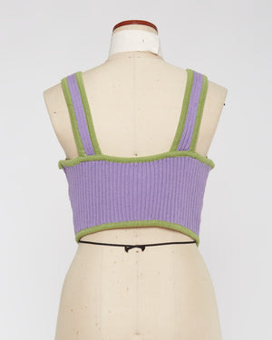 
            
                Load image into Gallery viewer, KNIT BUSTIER (purple)
            
        