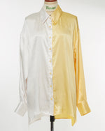 BICOLOR SHIRT (yellow/white)