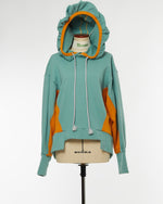 FRILL HOODIE (green)