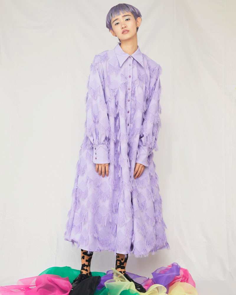 SHIRT DRESS (lavender) - LAST 1