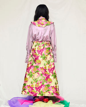 
            
                Load image into Gallery viewer, JACQUARD SKIRT (pink multi)
            
        