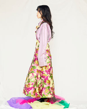
            
                Load image into Gallery viewer, JACQUARD SKIRT (pink multi)
            
        