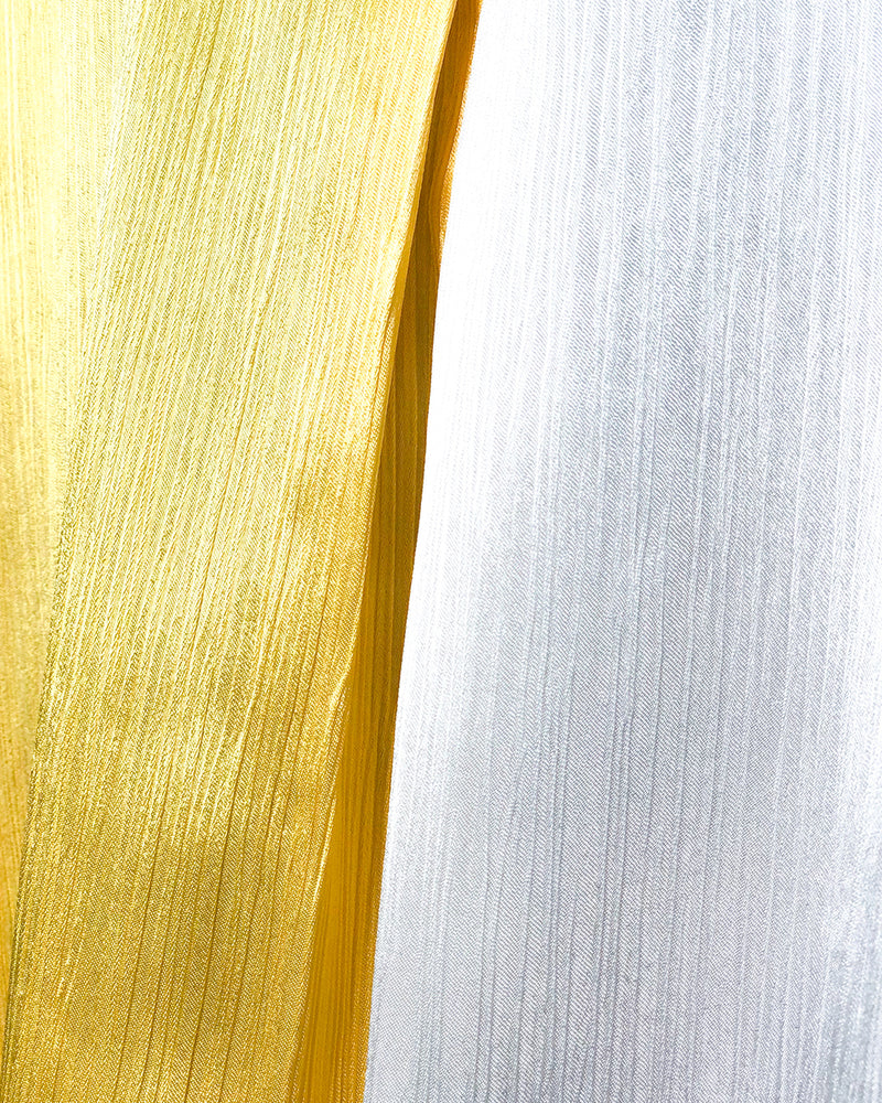 BICOLOR SHIRT (yellow/white)