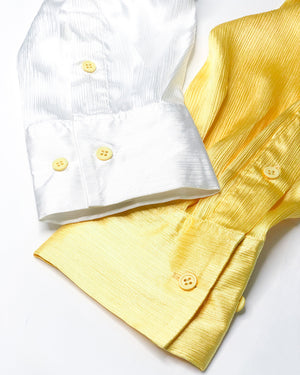 
            
                Load image into Gallery viewer, BICOLOR SHIRT (yellow/white)
            
        